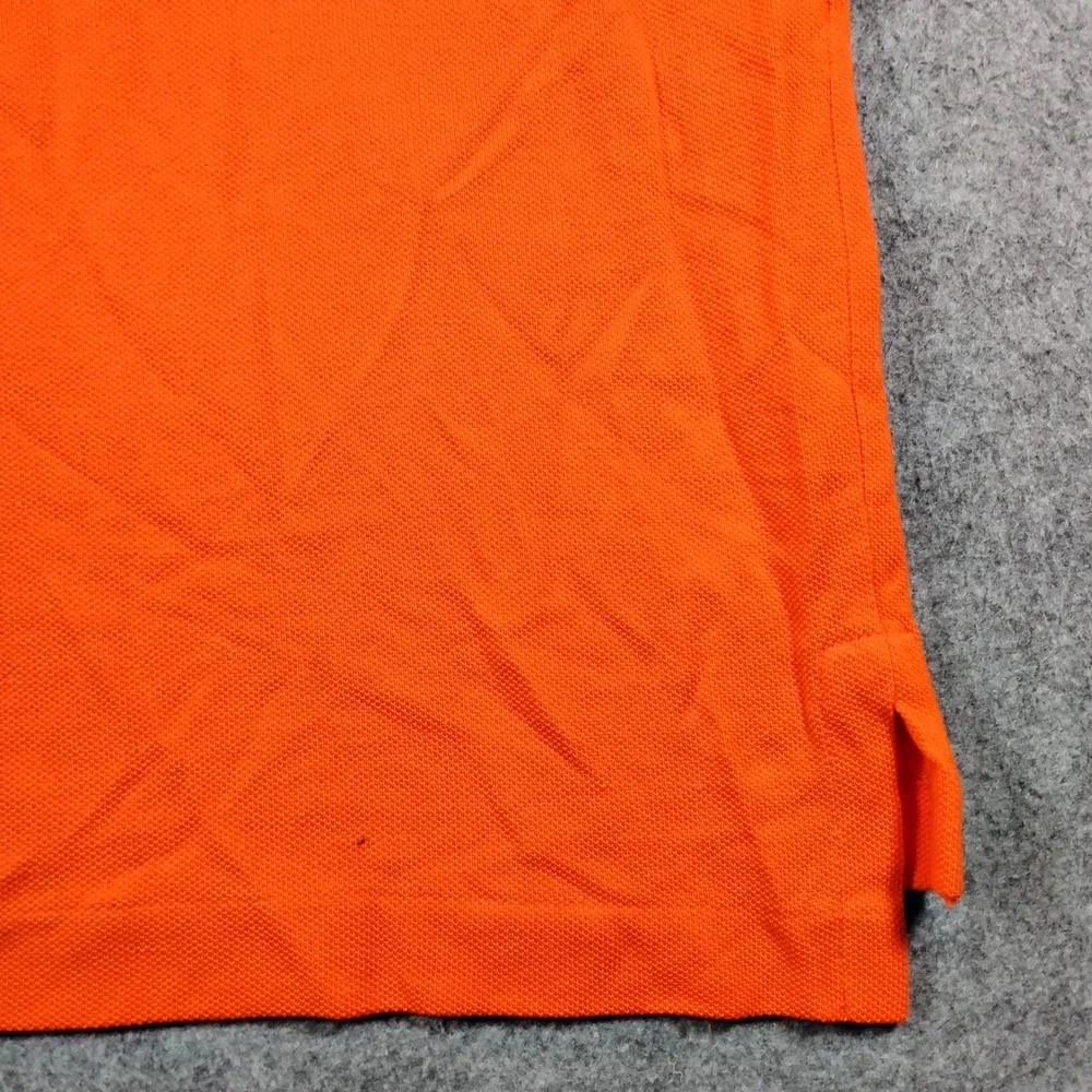 Polo Ralph Lauren Big Pony Polo Shirt Men's XL Orange Green Number 3 Classic Fit